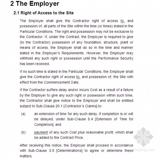FIDIC设计采购施工(EPC)合同条件英文版 FIDIC设计采购施工(EPC)合同条件英文版